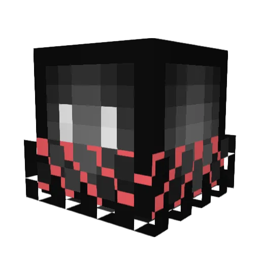 piny69 Minecraft avatar head, 3D render