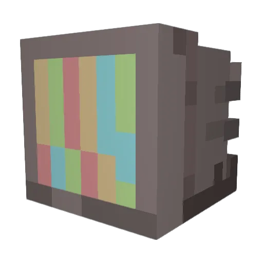 pinypon65 Minecraft avatar head, 3D render