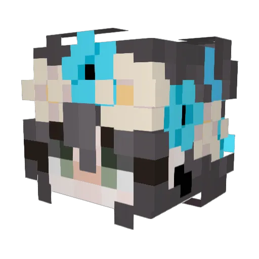 pioneerman2k1 Minecraft avatar head, 3D render