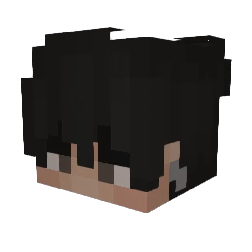piorek3 Minecraft avatar head, 3D render