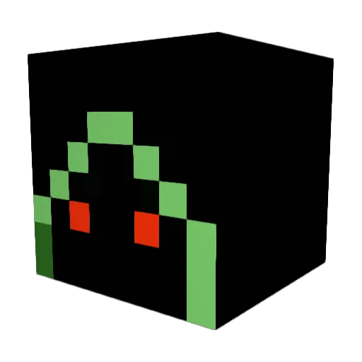 pioterjean Minecraft avatar head, 3D render