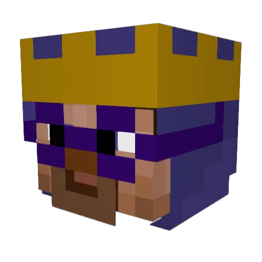 piotr2314 Minecraft avatar head, 3D render