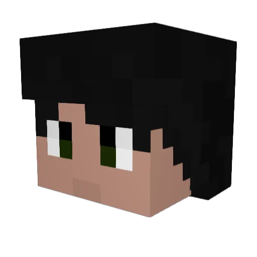 piotrek090 Minecraft avatar head, 3D render