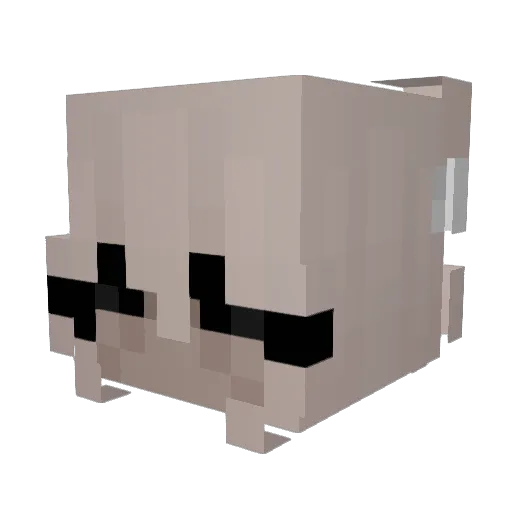 piotrex39 Minecraft avatar head, 3D render