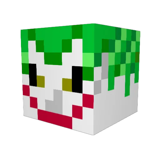 piouxx Minecraft avatar head, 3D render