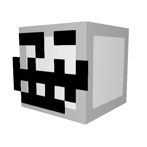 pipebastian Minecraft avatar head, 3D render