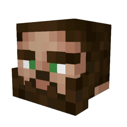 pipemanjones Minecraft avatar head, 3D render