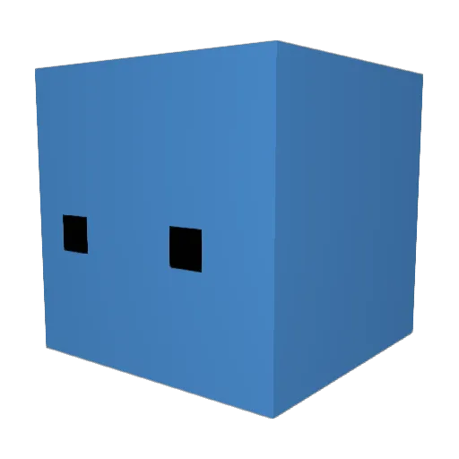 pipo_96 Minecraft avatar head, 3D render