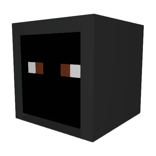 pipoqu1nha Minecraft avatar head, 3D render