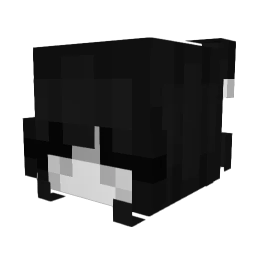 pipowa Minecraft avatar head, 3D render