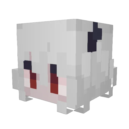 pipper_patty Minecraft avatar head, 3D render