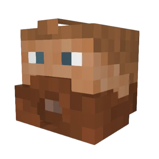 piqle420 Minecraft avatar head, 3D render