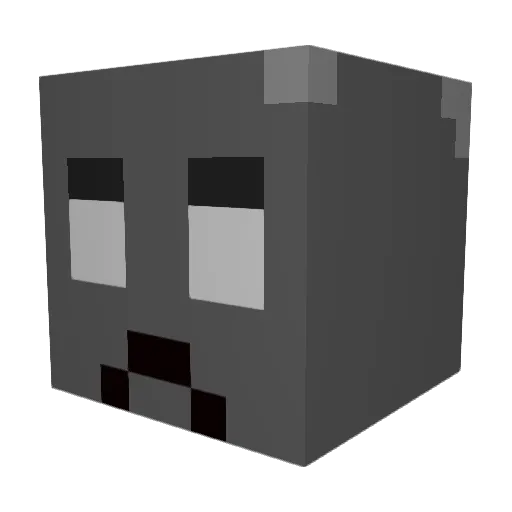 piratefox27 Minecraft avatar head, 3D render
