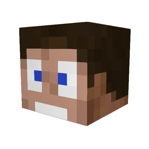 piratefresh Minecraft avatar head, 3D render