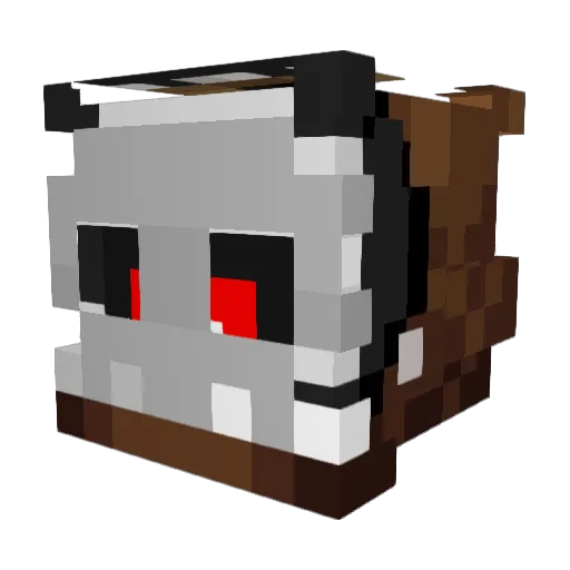 piribruh Minecraft avatar head, 3D render