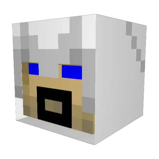 piro51 Minecraft avatar head, 3D render