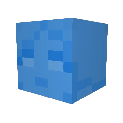 pisapiza Minecraft avatar head, 3D render