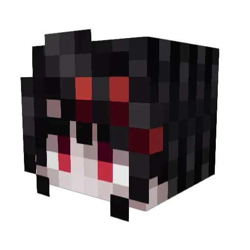 piskabobra313 Minecraft avatar head, 3D render