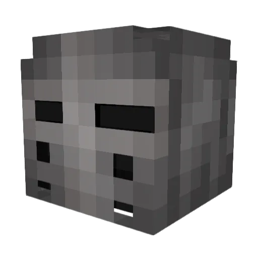 pistolpsg1 Minecraft avatar head, 3D render