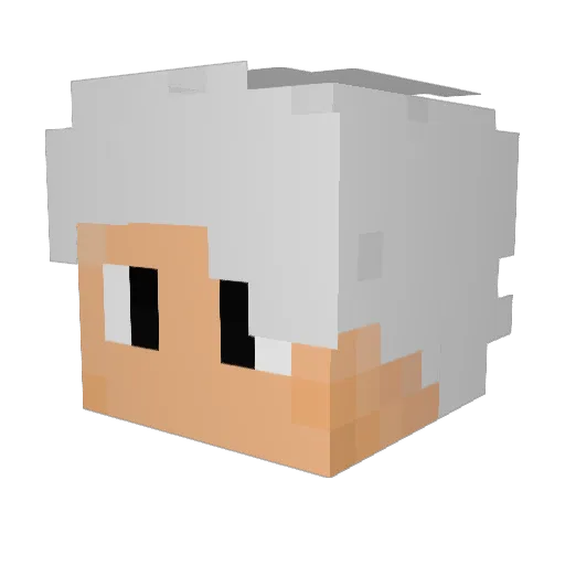 pitbuldosamba Minecraft avatar head, 3D render