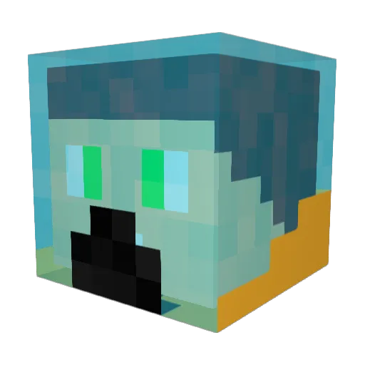piteks2004 Minecraft avatar head, 3D render