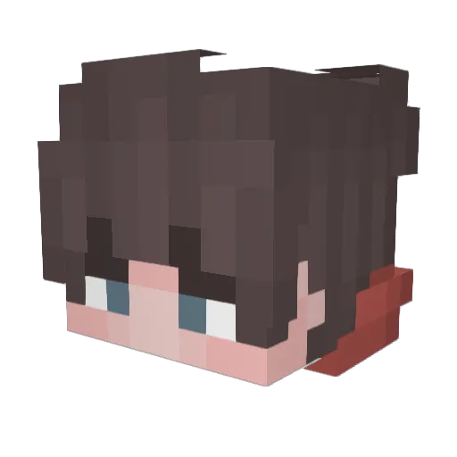 pitikiwifrai Minecraft avatar head, 3D render