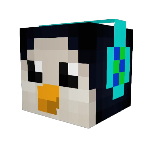 pitpit61 Minecraft avatar head, 3D render