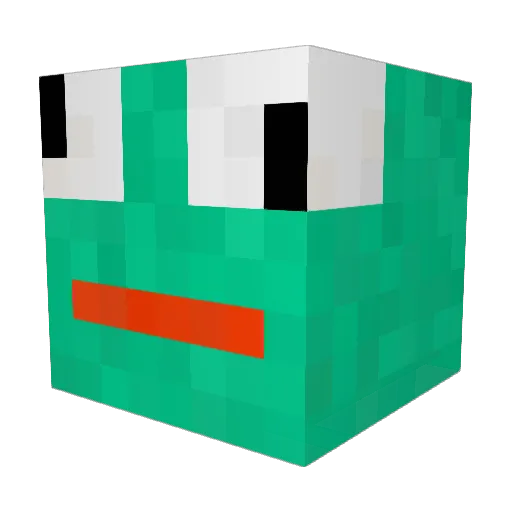pitti2tyappu2ra3 Minecraft avatar head, 3D render