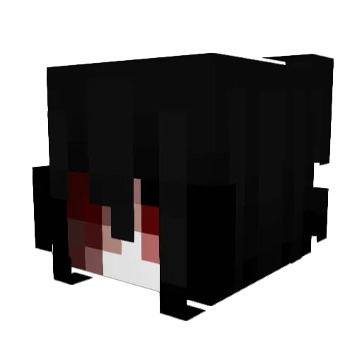 pittiqw Minecraft avatar head, 3D render