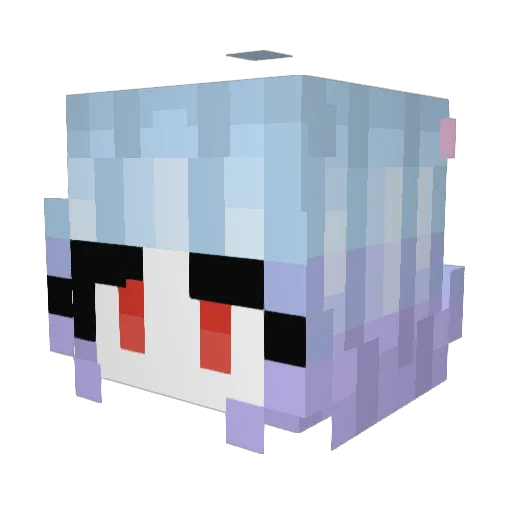 pitula101 Minecraft avatar head, 3D render