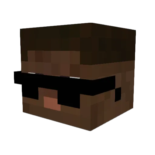 pitw11 Minecraft avatar head, 3D render