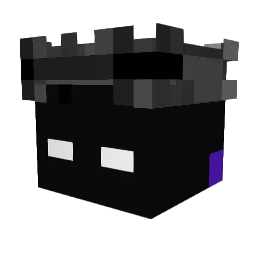 pitzl Minecraft avatar head, 3D render
