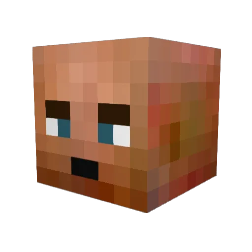 pivos111 Minecraft avatar head, 3D render