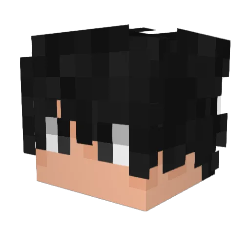 pixaypvp Minecraft avatar head, 3D render