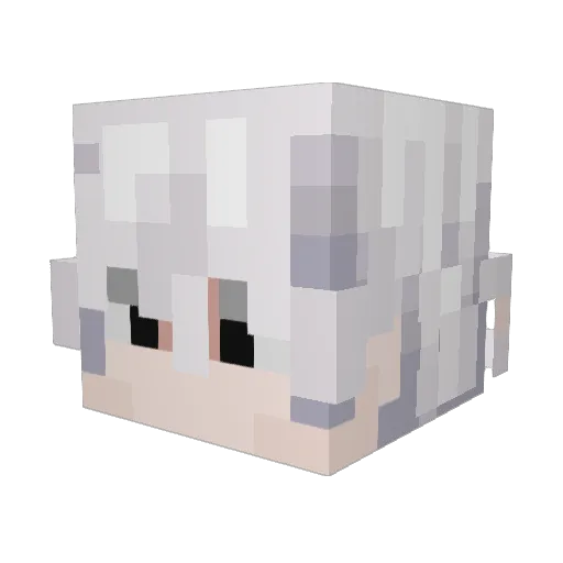 pixel20012 Minecraft avatar head, 3D render