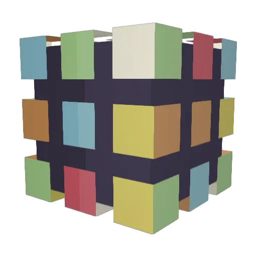 pixelakhi Minecraft avatar head, 3D render