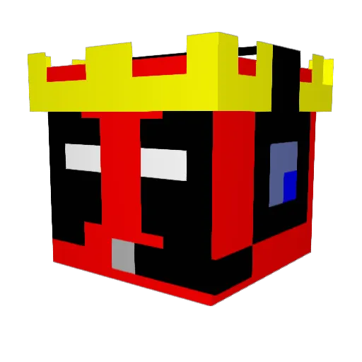 pixelatedhamster Minecraft avatar head, 3D render