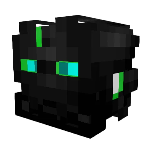 pixelcraft2 Minecraft avatar head, 3D render