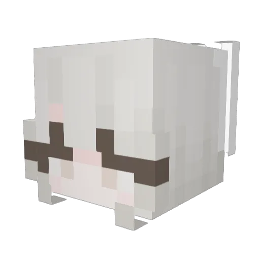 pixelcrafter100 Minecraft avatar head, 3D render