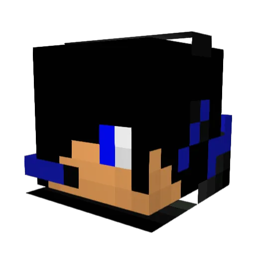pixelgun2006 Minecraft avatar head, 3D render