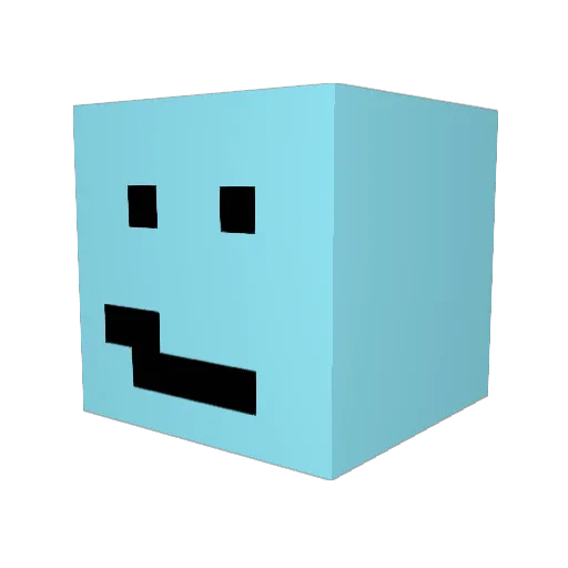 pixelhehemitch Minecraft avatar head, 3D render
