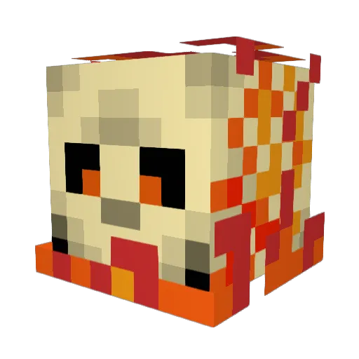 pixelhype_lul Minecraft avatar head, 3D render