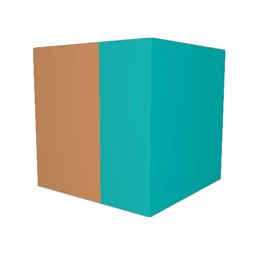 pixelmic Minecraft avatar head, 3D render