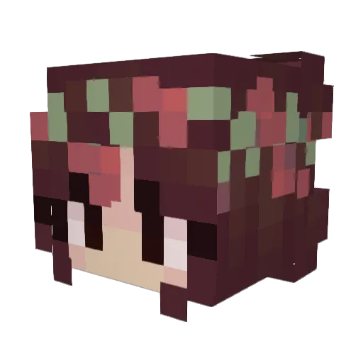 pixicat05 Minecraft avatar head, 3D render