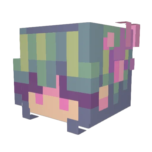 pixie377 Minecraft avatar head, 3D render
