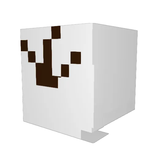 pixiedreamer Minecraft avatar head, 3D render