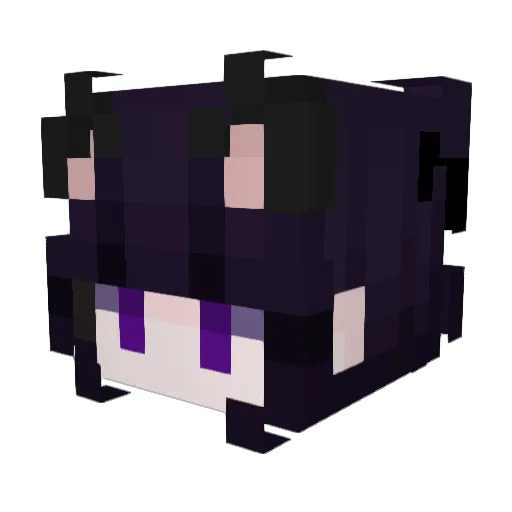pixies Minecraft avatar head, 3D render