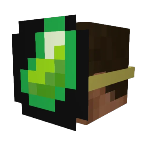 pixkll Minecraft avatar head, 3D render
