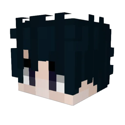 pixrsx Minecraft avatar head, 3D render