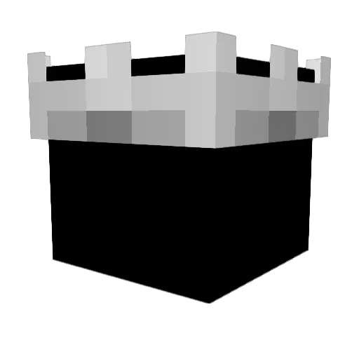 pixsel1 Minecraft avatar head, 3D render